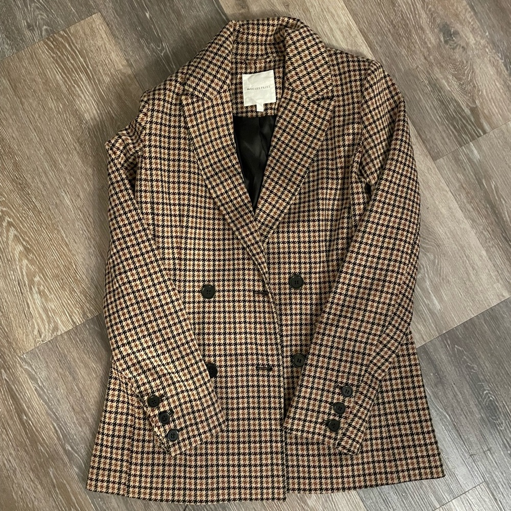 Plaid blazer - Avec Les Filles